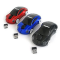 USB Wireless Optical Car Mouse 2.4 GHz with LED headlights optional